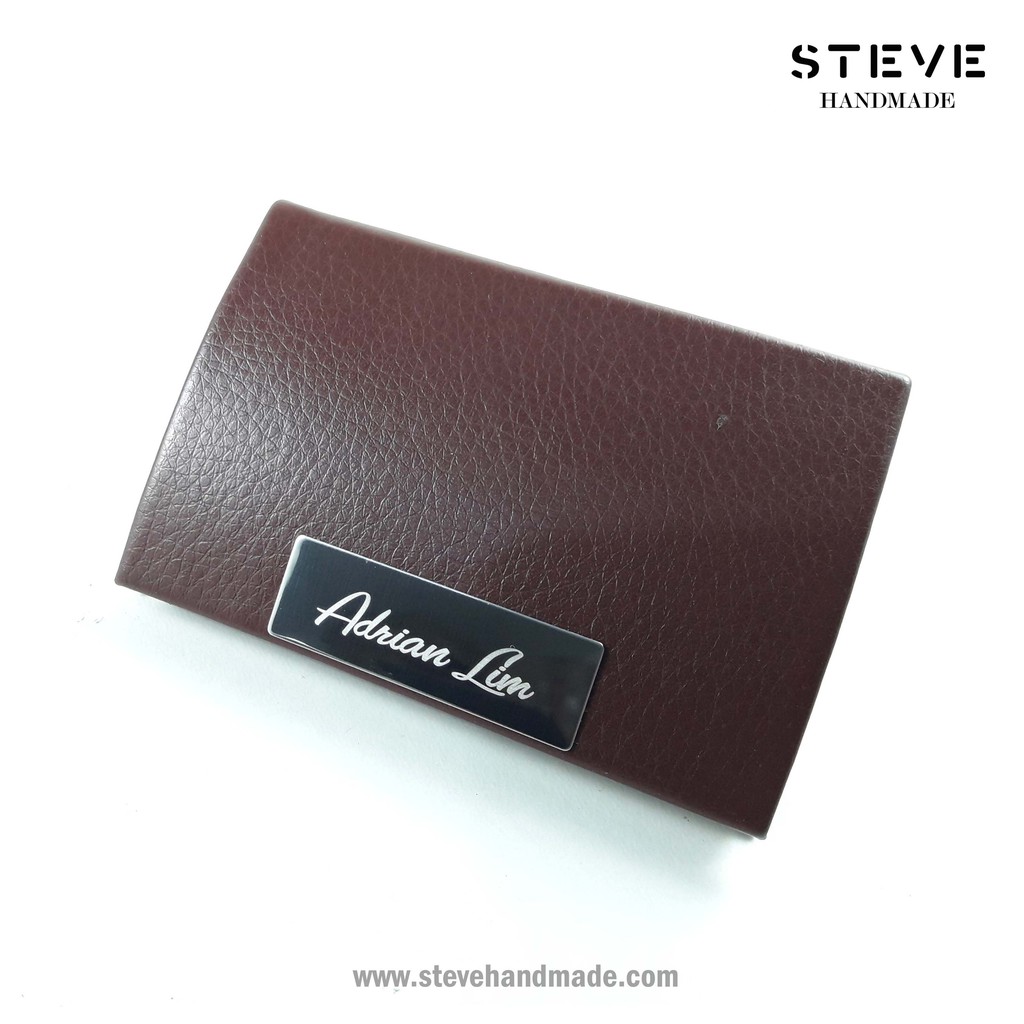 Tempat Kartu Nama Name Card Holder Dompet Kartu Kredit Credit Card Wallet CH0028 Custom Nama &amp; Logo