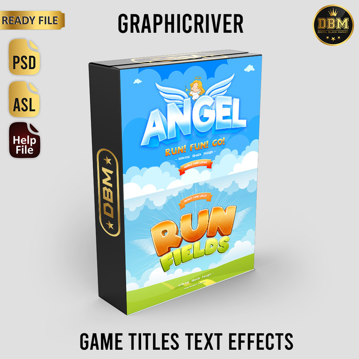 Game Titles Text Effects - Photoshop