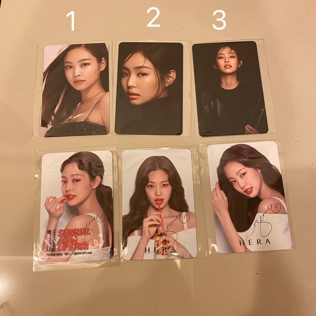 Jennie Black Hera Photocard Blackpink