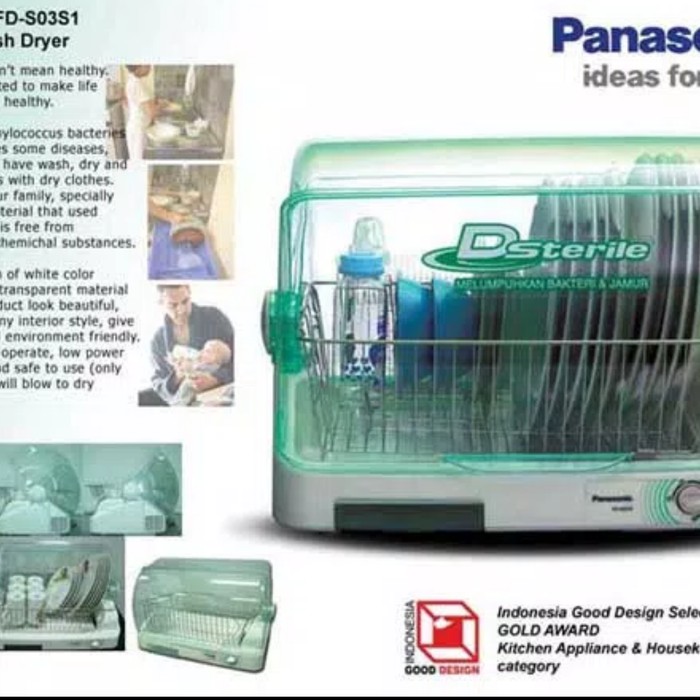 PANASONIC Dish Dryer DSterile FD-S03S1 Steril &amp; Pengering Alat Makan