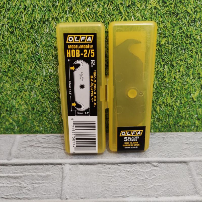 

Refill Pisau Hook blade for Safety cutter OLFA HOB-2/5 (5pcs pack)