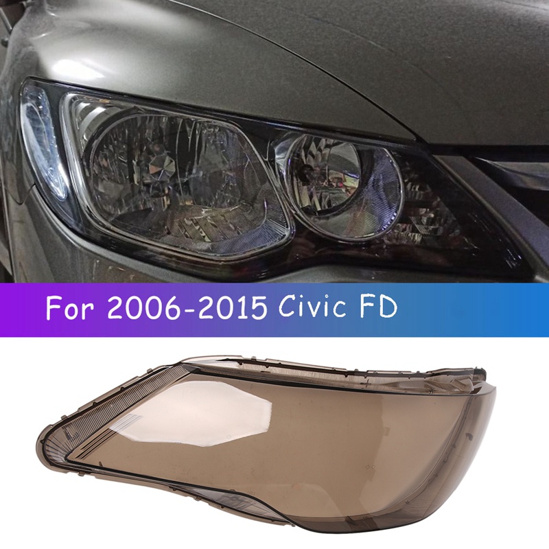 Car Left Side Headlight Lens Lamp Shade Shell Cover for 2006 2007 2008 2009 2010 2011 Honda Civic FD 8Th