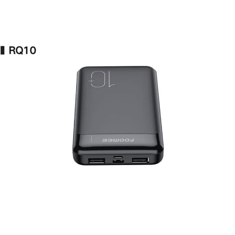 FOOMEE Powerbank RQ10 10000mAh 2 USB Port 2.1A Interfaces Quick Charge Original Foomee POWER BANK