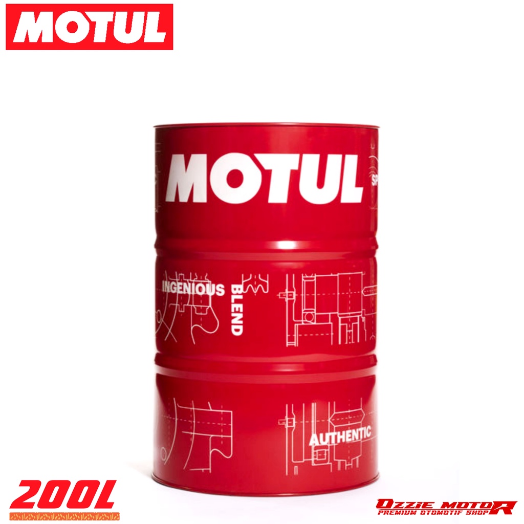 MOTUL MULTIGRADE PLUS 10W40 1 DRUM 100% ORIGINAL OLI 200 LITER IMPORT