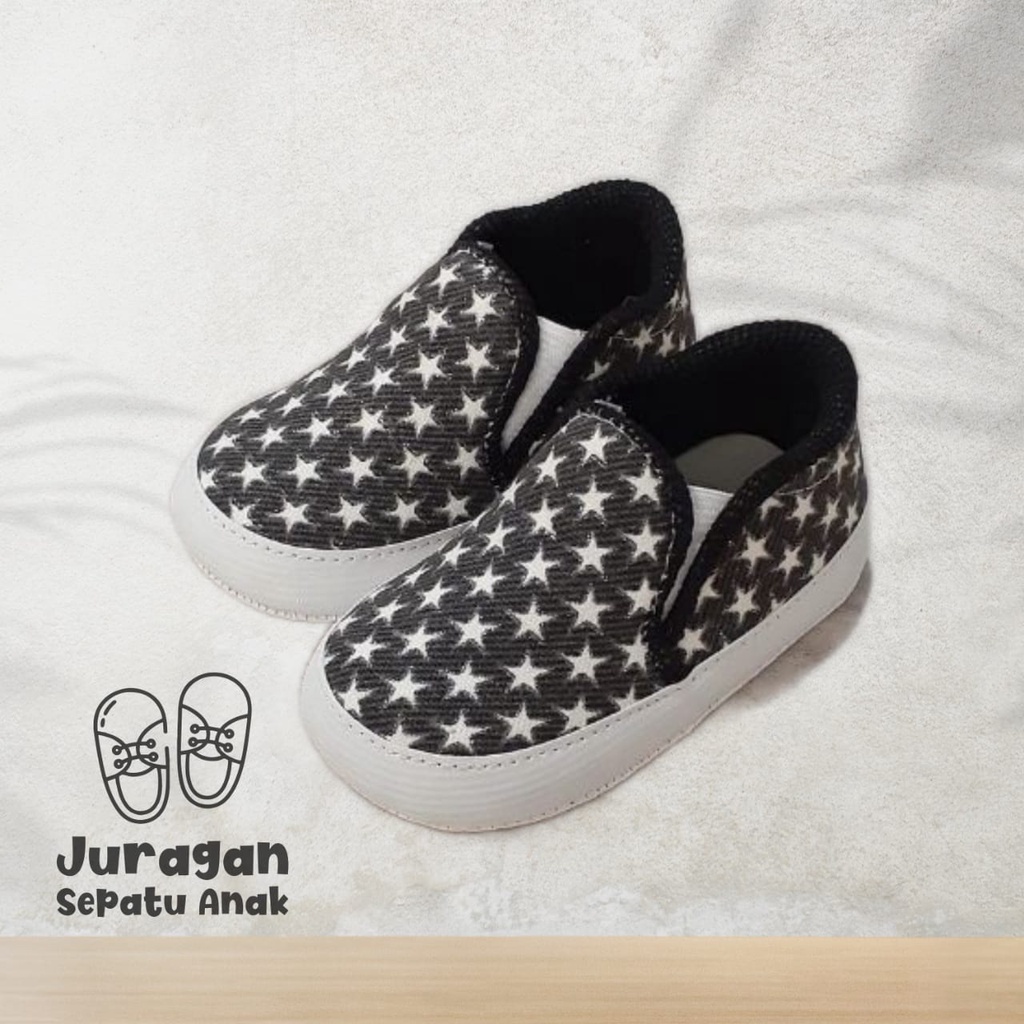 Sepatu Bayi Baby Shoes Prewalker Motif Bintang Lucu Murah Belum Bisa Berjalan/Ssepatu bayi/sepatu anak prewalker