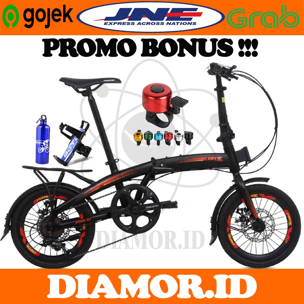 Sepeda Lipat 16 inch Exotic 2026 SL Shimano 7 Speed NEW 2022