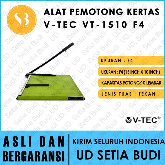 

Alat Pemotong Kertas V-Tec VT-1510 F4 MURMER