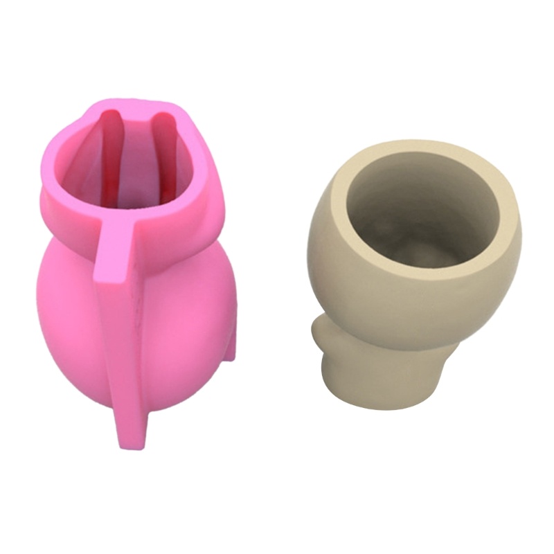 Siy Cetakan Pot Bungatanaman Bahan Silikon Untuk Dekorasi Diy