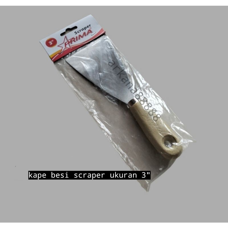 kape besi scraper ukuran 3