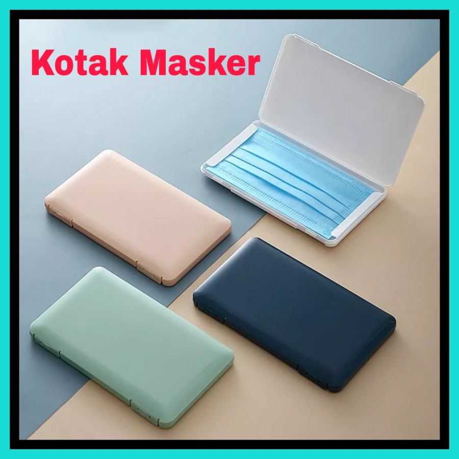 NA - KOTAK MASKER - TEMPAT MASKER PORTABLE MASK CASE STORAGE BOX KTM