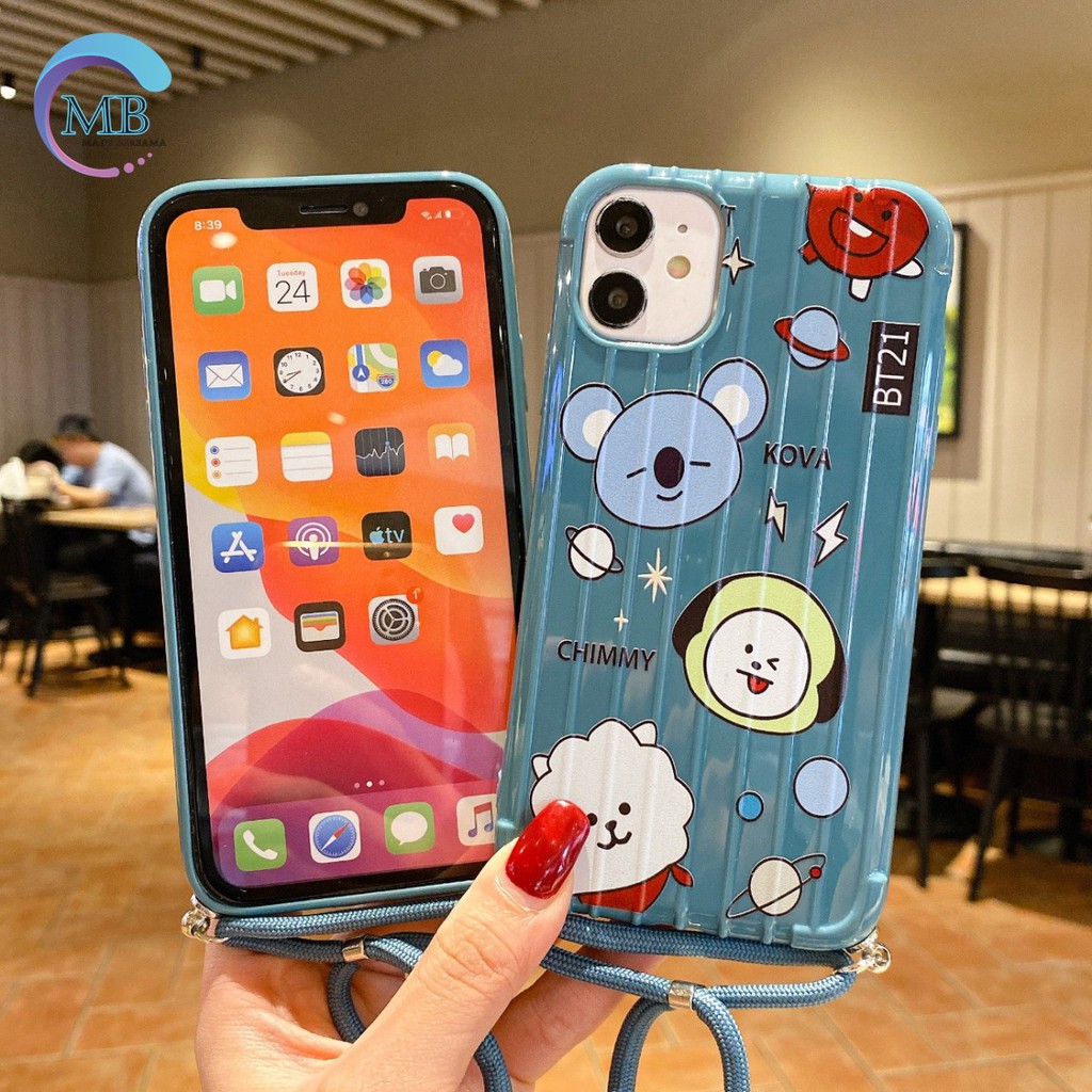 SS163 CASE Slingcase Lanyard KARTUN Oppo A1K A37 Neo 9 A71 A83 A39 A57 F7 F5 Youth MB1101