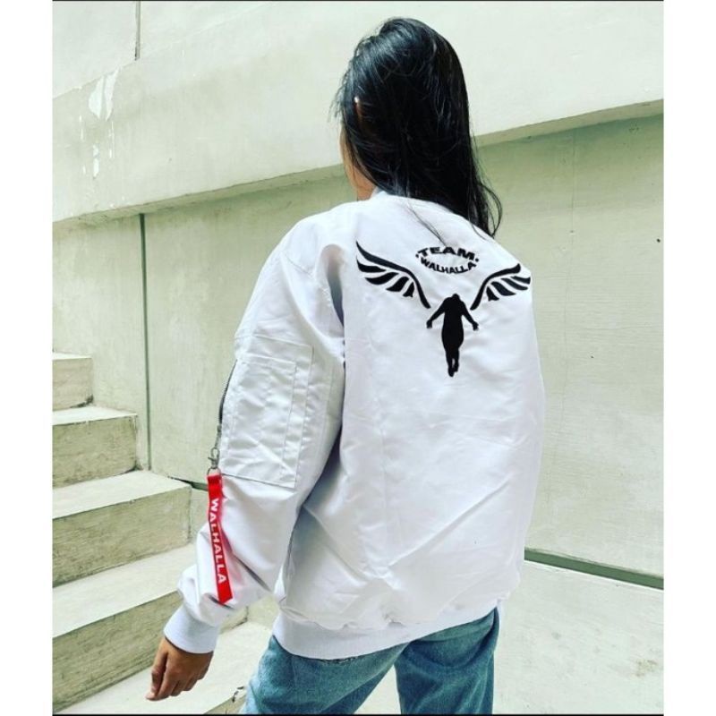 JAKET BOMBER VALHALLA TEAM WALHALLA ANIME TOKYO REVENGERES SHUJI HANMA