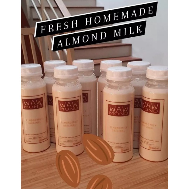 

[Gosend/Grab] Susu Almond Kurma Fresh Homemade Almond Milk