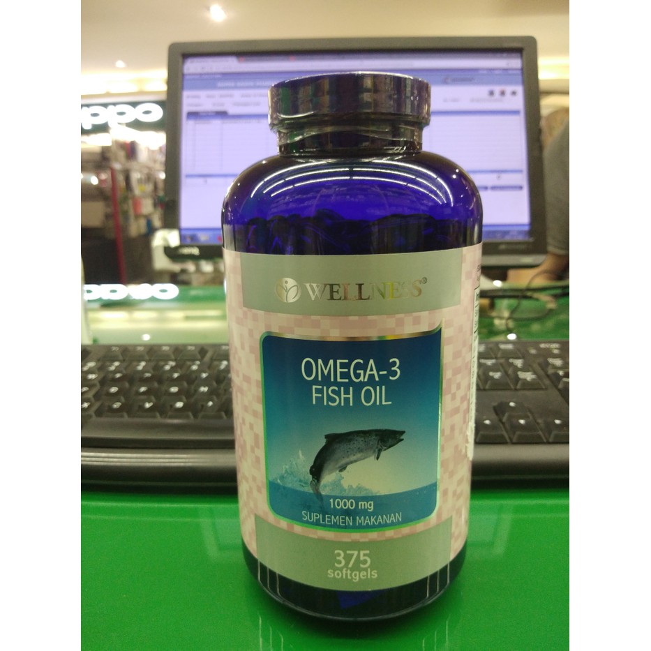 WELLNESS OMEGA 3 FISH OIL ISI 375 SOFTGELS omg