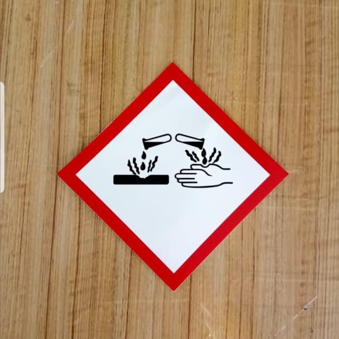 SIGN STICKER SYMBOL LIMBAH B3 UK 10X10CM