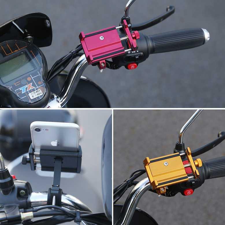 Zacro Smartphone Holder Sepeda Handle Bar Bike Mount - YP0715043 ( Mughnii )