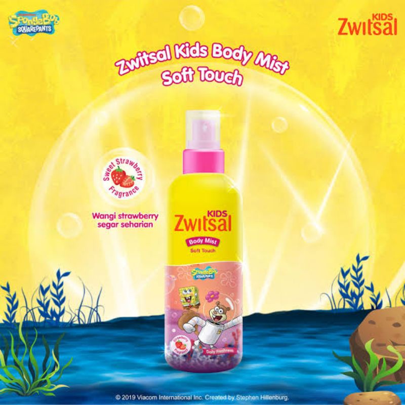 Zwitsal Kids Body Mist 100ml - Zwitsal Parfum Anak - Pengharum Anak - Pewangi Anak Kid