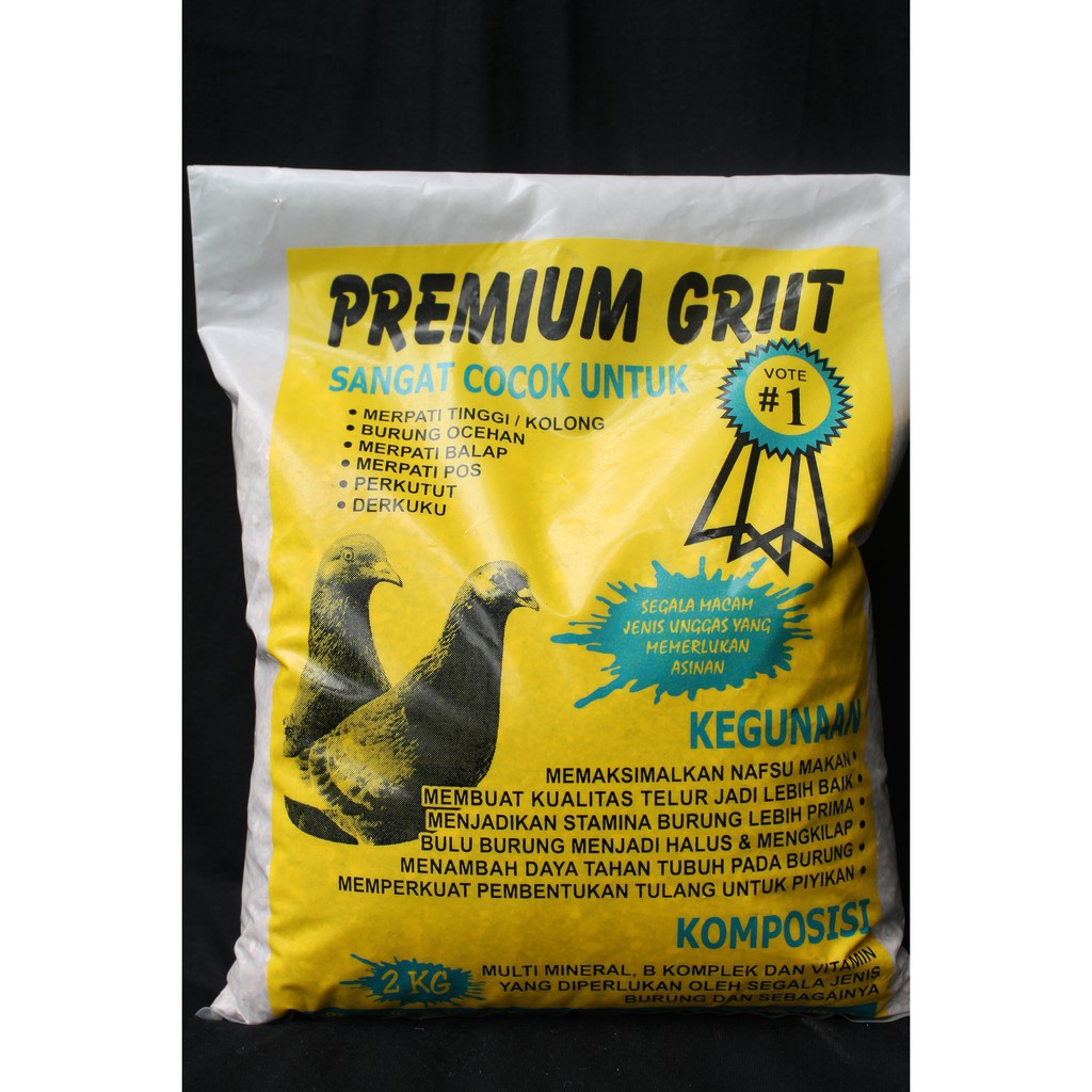 Premium Griit, Asinan Burung Jawara Kemasan 2 Kg