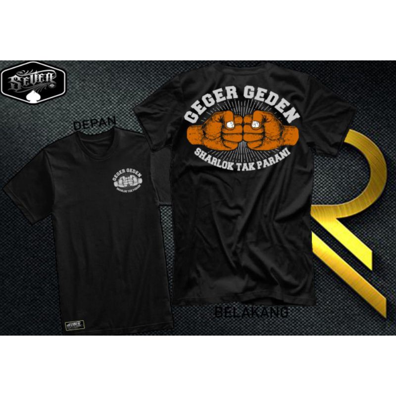 kaos pria murah premium geger geden original seven