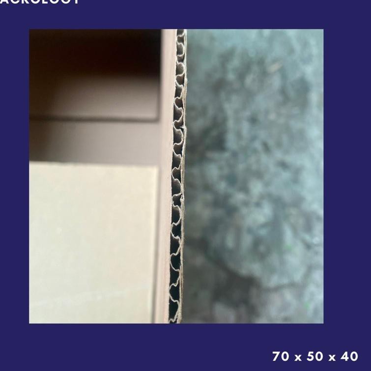 

12.12 KARDUS BESAR 70x50x40 cm POLOS MURAH DAN BARU !!!