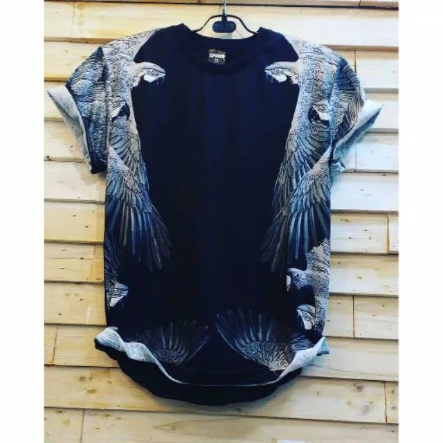 Baju Kaos Printing 3D Bangkok Thailand Bird Burung Fullprint Full Print Spoon Import Impor Distro
