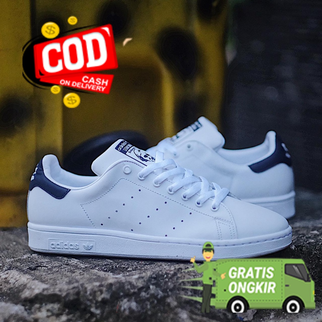 ADIDAS STANSMITH WHITE NAVY ORIGINAL