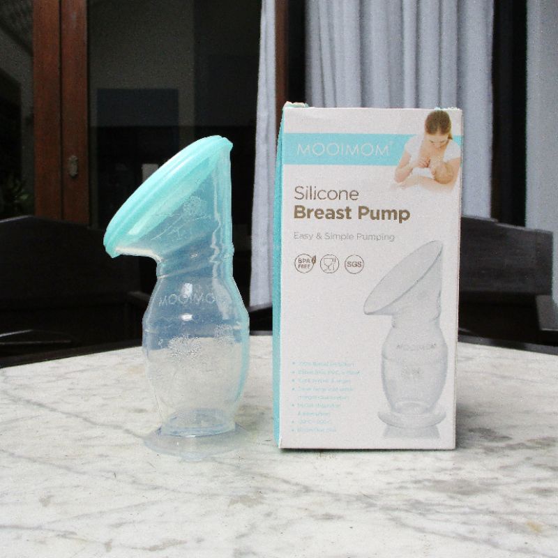 Mooimom New Silicone Breast Pump ( Alat pompa payudara ) Penampung ASI Preloved