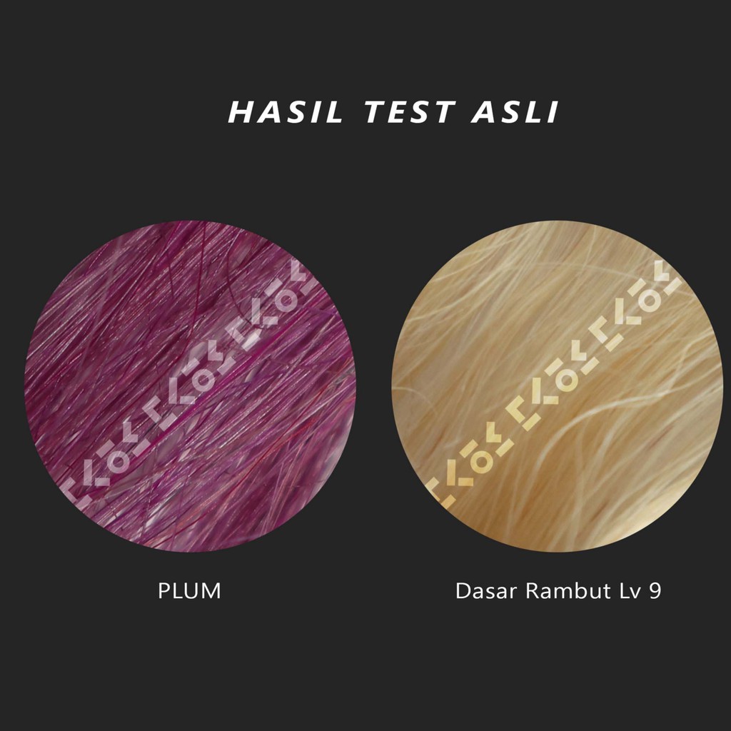 COLORE FRESCO PLUM  CAT RAMBUT ROSE GOLD BAHAN DASAR AIR TANPA TAMBAHAN DEVELOPER