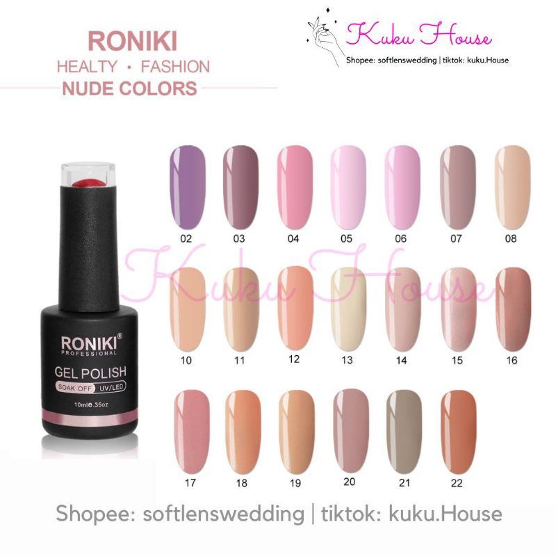 RONIKI GEL POLISH UV 10ML KUTEK