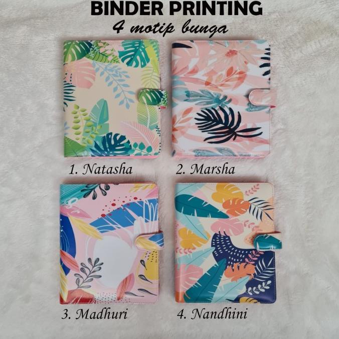 

Office & Stationery | Document Organizer | Binder Printing Motip Bunga A5 & B5 | Best Seller