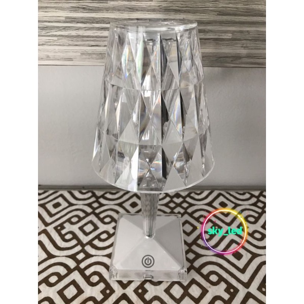 Diamond Lamp / Lampu Meja Minimalis / Lampu Tidur Meja  / Diamond Lamp