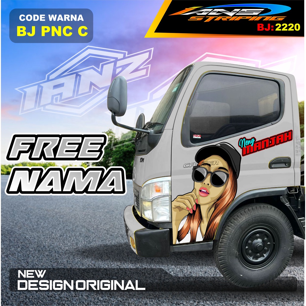 STICKER VARIASI PINTU TRUK FUSO RAGASA / DECAL PINTU DUMTRUK  / STIKER MOBIL TRUK / STIKER PINTU TRUK KEREN