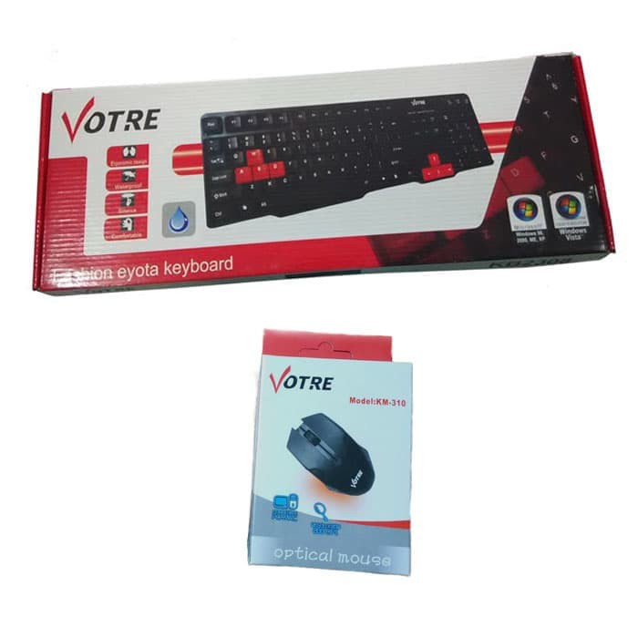 Votre Paket KB-2308 Keyboard KM-310 Mouse Model Gaming USB