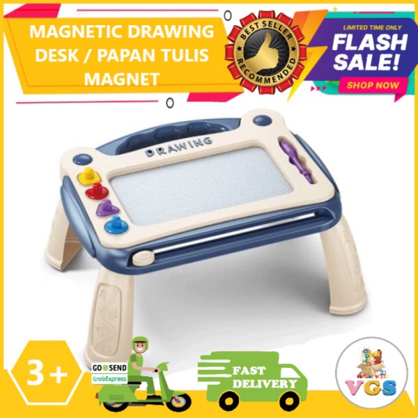 

Mainan Edukasi Anak Magnetic Drawing Desk - Hijau Murah