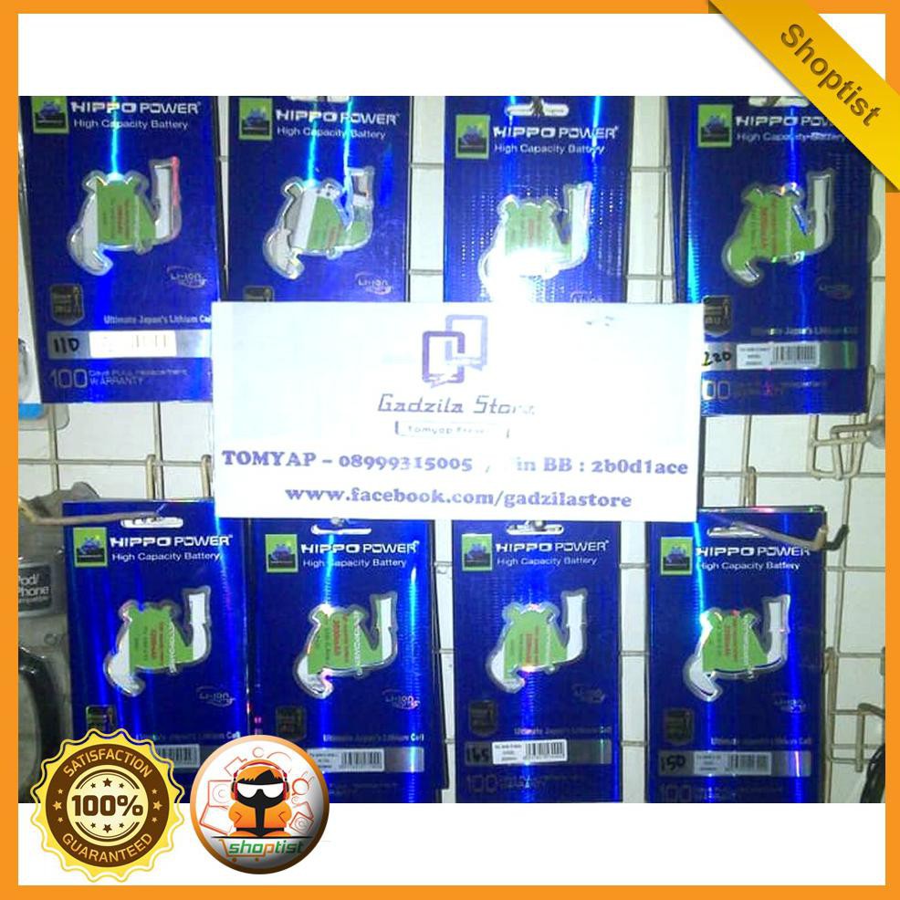 Baterai Hippo Samsung Galaxy Note 3 Iii N9000 3600Mah Double Power Original Batre/Batt/Batrei 3600