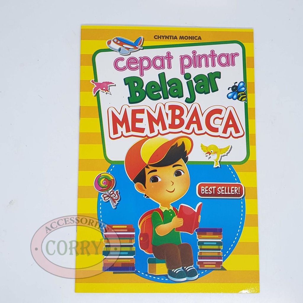 Buku Anak TK Belajar Membaca Kalimat Baca Kata Berwarna Color Book