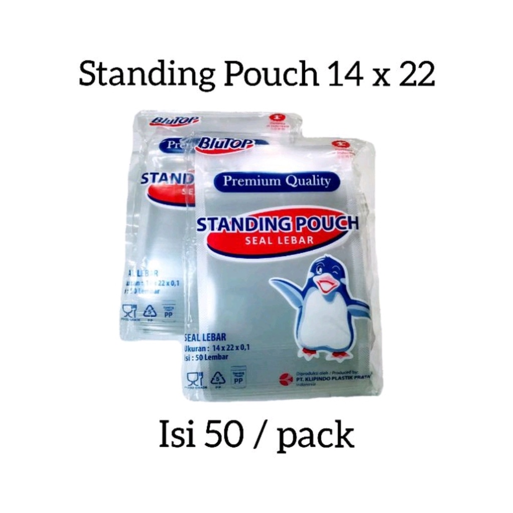 Plastik Standing Pouch 14x22 Stp 14x22 Plastik Kemasan Snack