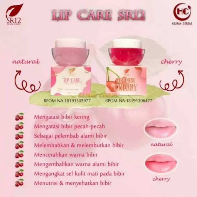 [SR12] Lip care SR12 / lip balm SR12 / pelembab bibir SR12