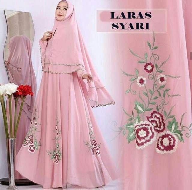 7 wrna IS Laras Syari / Set hijab syari terbaru / Syari wanita premium kekinian