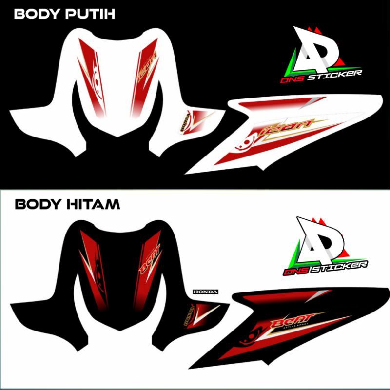 Striping variasi beat karbu icon mata