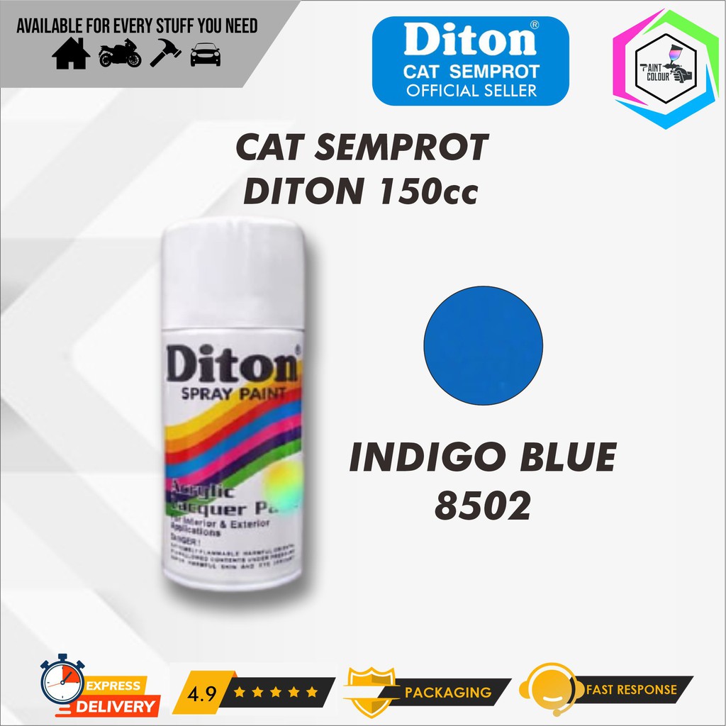 Diton Cat Semprot/Pylox/Motor/Helm/Gundam 150cc - 8502 Indigo Blue