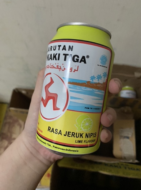 LARUTAN KALENG CAP KAKI TIGA