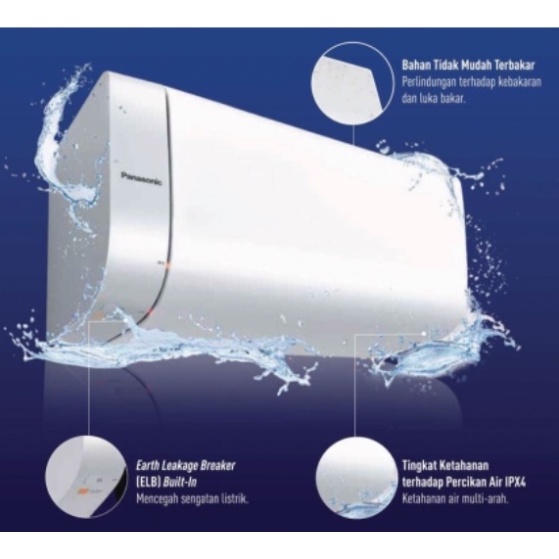 Panasonic pemanas air water heater 30 L DH-30HCM