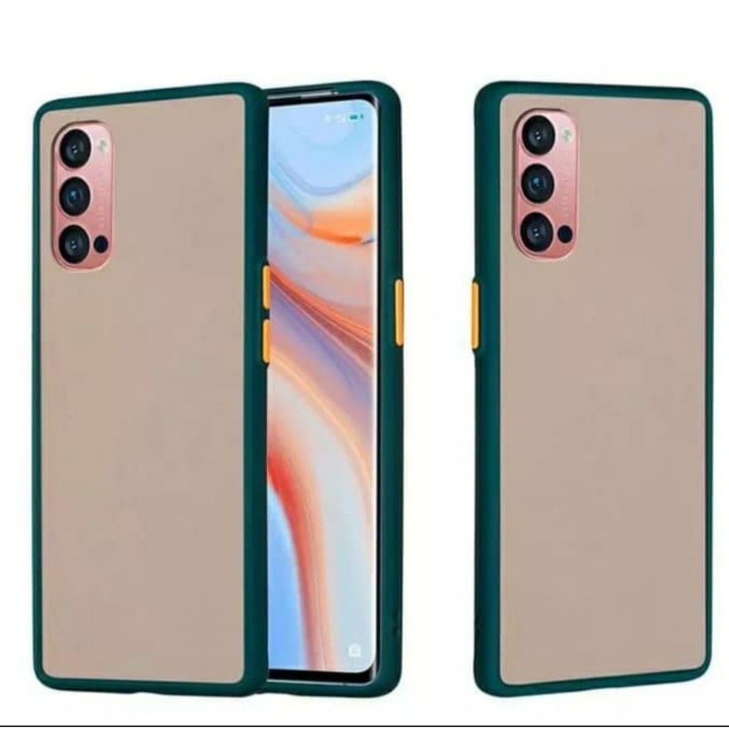 Hybrid MATTE Oppo Reno 4 4  Reno 4 PRO case cover Armor Aero FROSTED