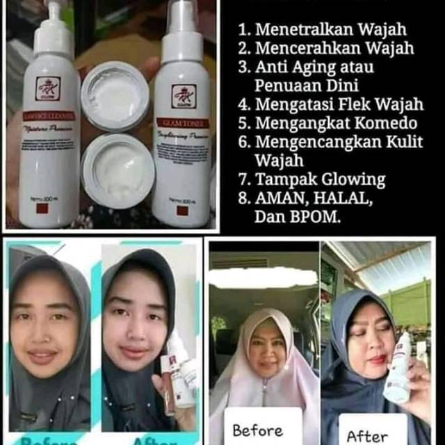 PAKET RK GLOW PREMIUM / CREAM RK GLOW ACNE / CREAM RK GLOW PREMIUM BPOM ORIGINAL 100%