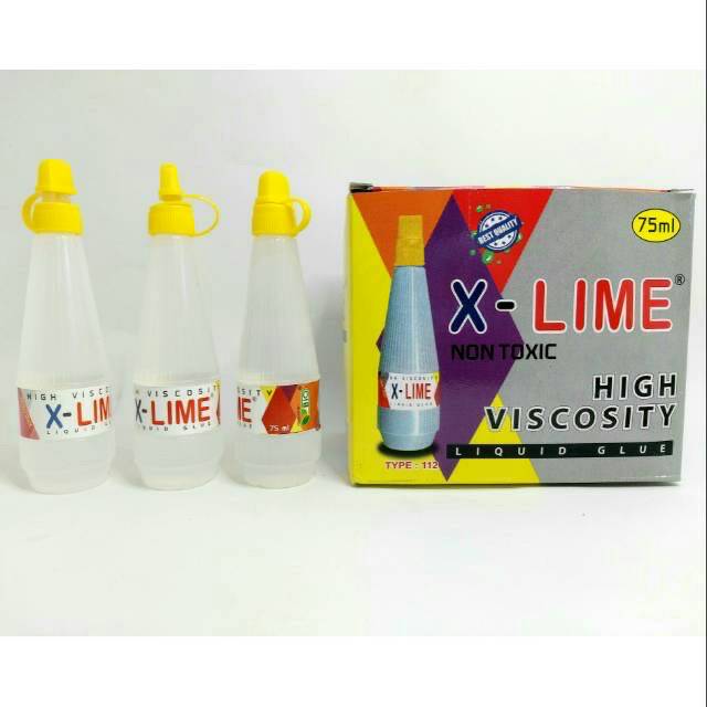 

Lem Cair X-Lime Ukuran Sedang 75 ml