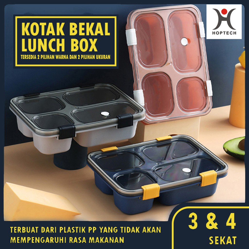 Kotak Bekal Bersekat | Lunch Box | BPA Free | Anti Bocor KOTAK BEKAL