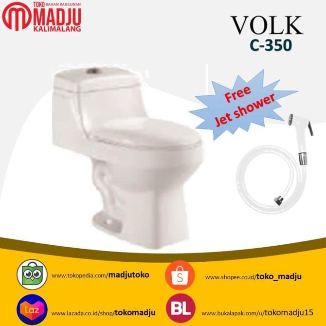 VOLK C-350 - CLOSET DUDUK FREE JET SHOWER DSS3645CE