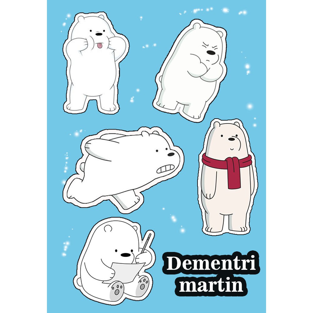[Sticker] ICE BEAR *WE ARE BEARS* (mini)