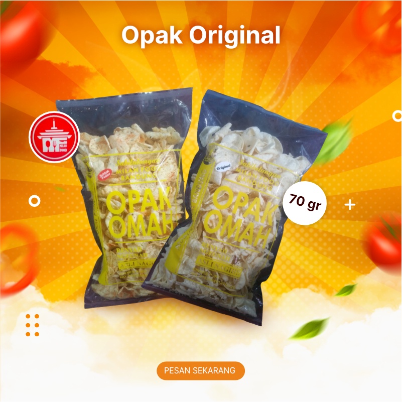 

Keripik Opak Omah Milan Food 70gr Makanan Ringan